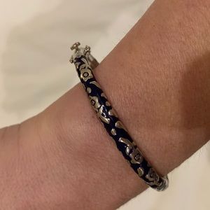 NWOT Lauren G. Adams Enamel Bangle Bracelet